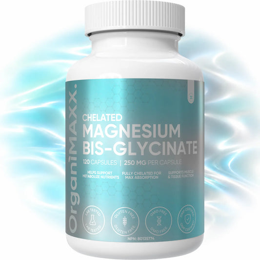 OrganiMAXX Magnesium Glycinate Fully Chelated OrganiMAXX.
