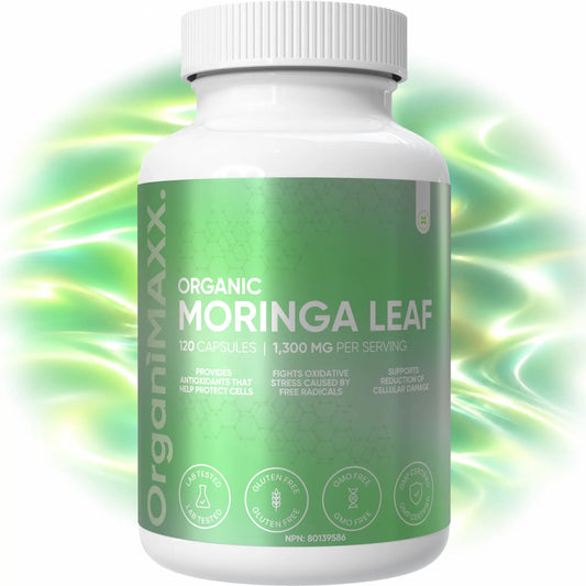 OrganiMAXX Moringa Leaf Capsules 1300 MG OrganiMAXX.