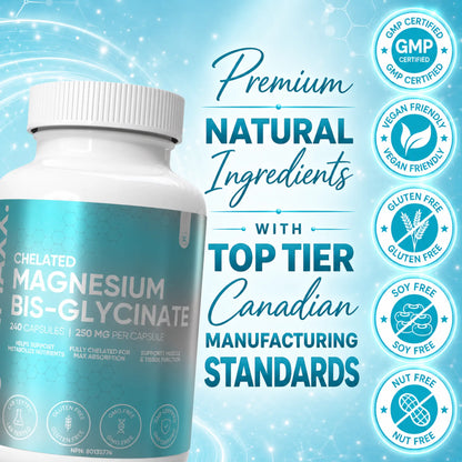 OrganiMAXX Magnesium Glycinate Fully Chelated OrganiMAXX.