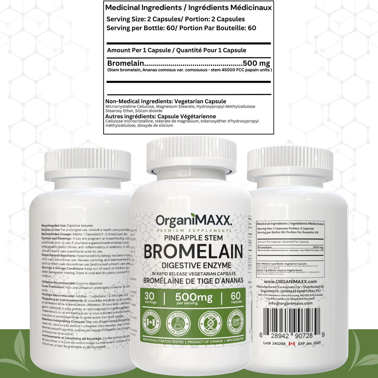 Bromelain 60 Count