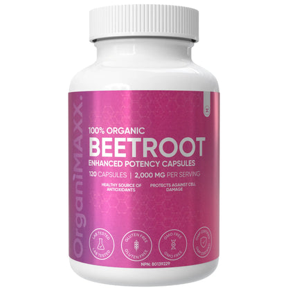 OrganiMAXX Beetroot Capsules 2,000 MG OrganiMAXX.