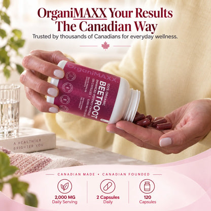OrganiMAXX Beetroot Capsules 2,000 MG OrganiMAXX.