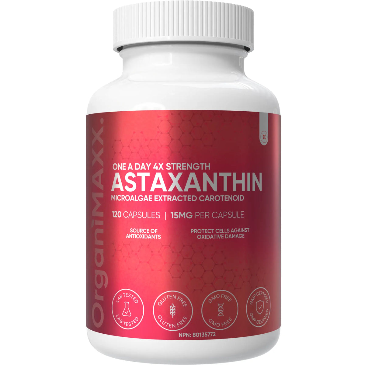 OrganiMAXX Astaxanthin One A Day Capsules OrganiMAXX.