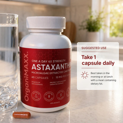 OrganiMAXX Astaxanthin One A Day Capsules OrganiMAXX.