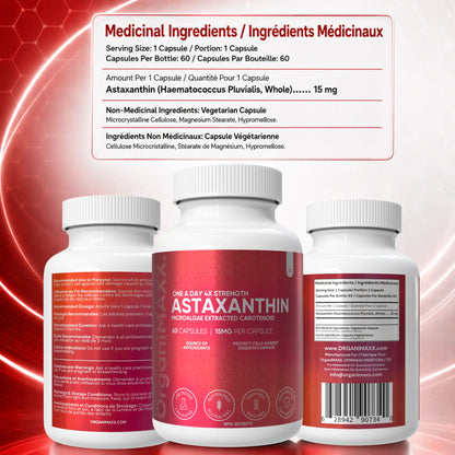 OrganiMAXX Astaxanthin One A Day Capsules OrganiMAXX.