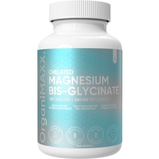 OrganiMAXX Magnesium Glycinate Fully Chelated OrganiMAXX.