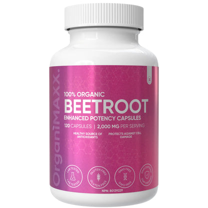 OrganiMAXX Beetroot Capsules 2,000 MG OrganiMAXX.