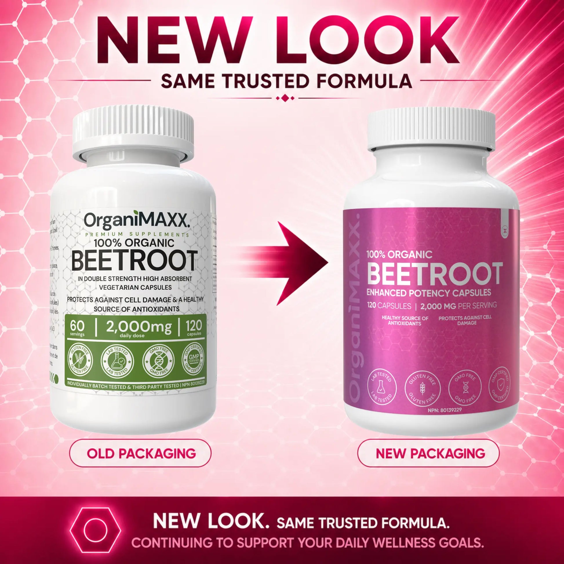 OrganiMAXX Beetroot Capsules 2,000 MG OrganiMAXX.
