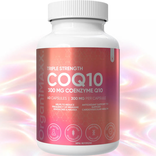 OrganiMAXX COQ10 300 MG Capsules OrganiMAXX.