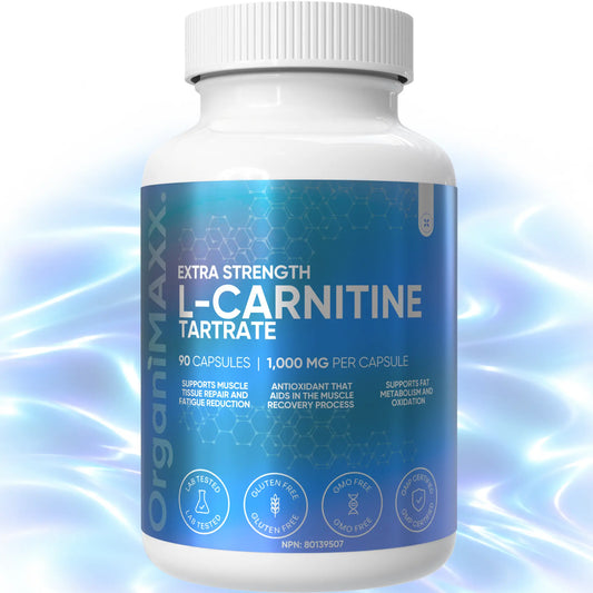 OrganiMAXX L Carnitine 1,000 MG Capsules OrganiMAXX.