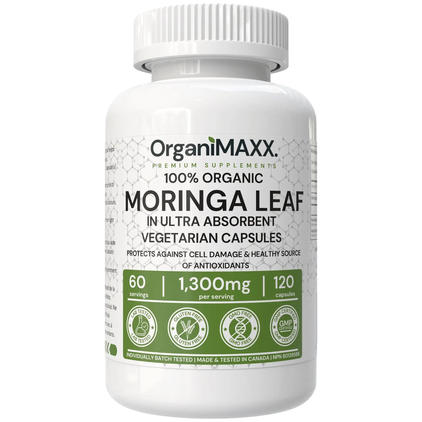 Moringa Capsule Organic Moringa Leaf Capsule OrganiMAXX