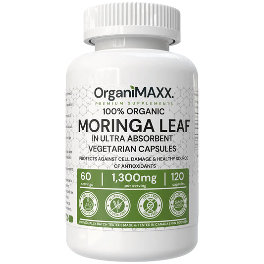 Moringa Capsule Organic Moringa Leaf Capsule OrganiMAXX