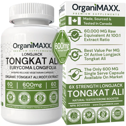 OrganiMAXX Double Strength Shilajit + Tongkat Ali Bundle Pack OrganiMAXX.