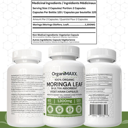 moringa nutritional facts organimaxx