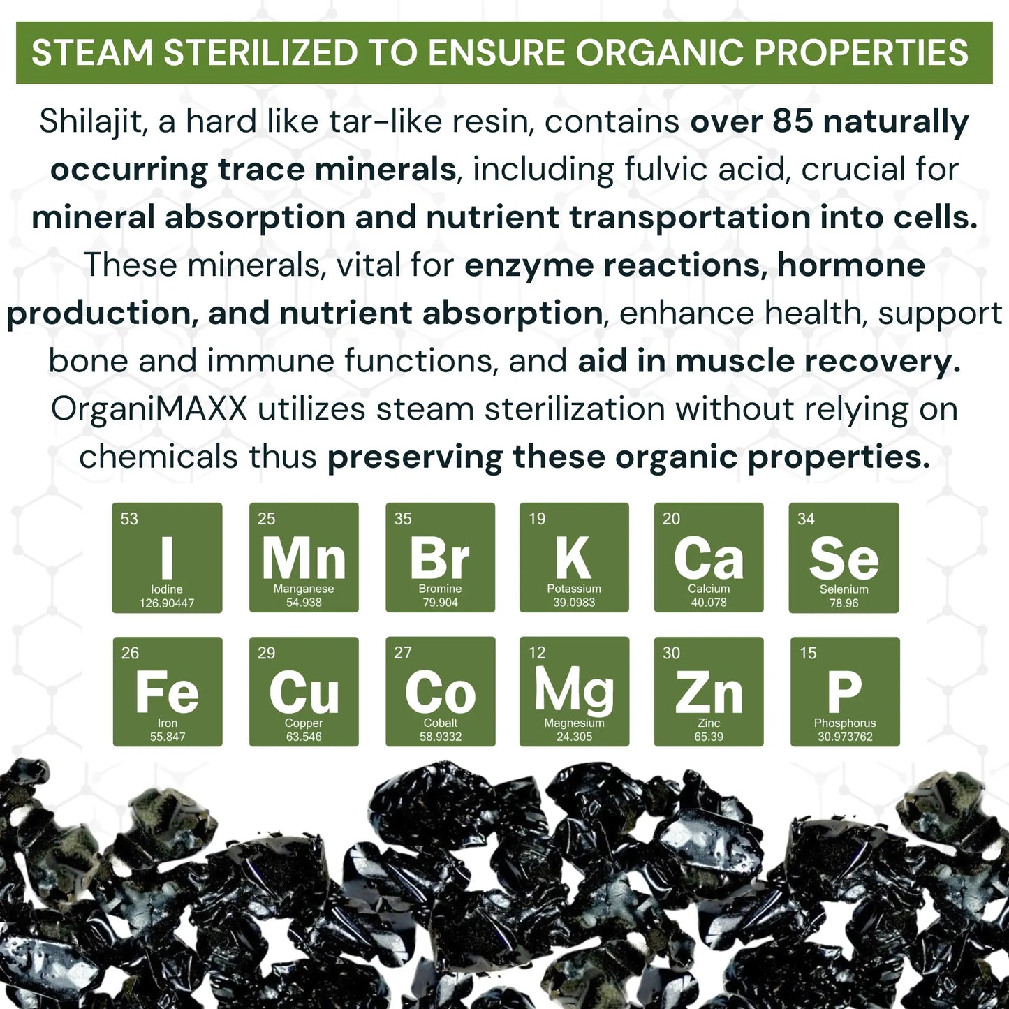 OrganiMAXX Pure Himalayan Organic Shilajit Double Dose Capsules OrganiMAXX.