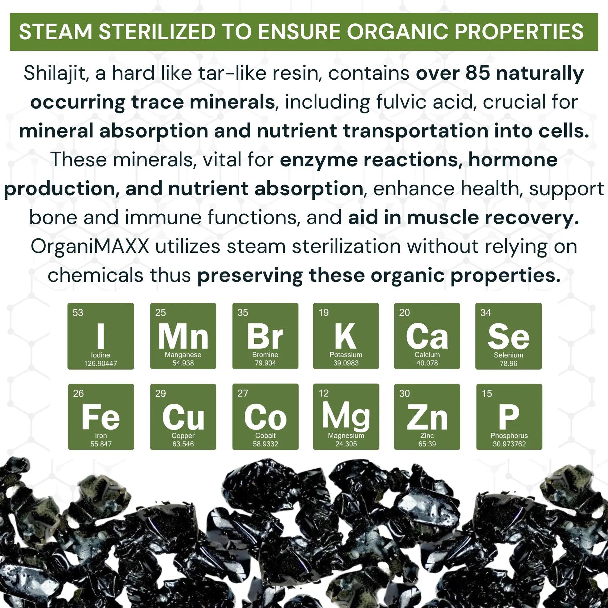 OrganiMAXX Pure Himalayan Organic Shilajit Double Dose Capsules OrganiMAXX.